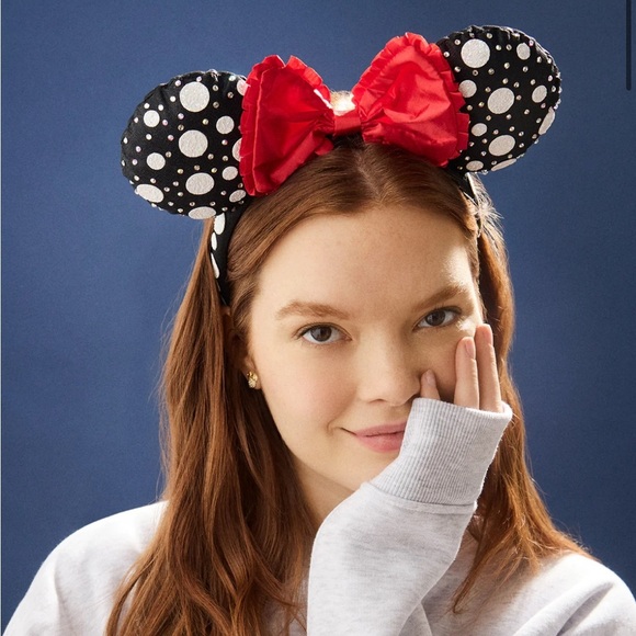 Disney Baublebar Minnie Mouse Polka Dot Ears Headband main image 5